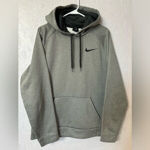 Nike Dri-Fit Men’s Gray & Black Hoodie - L